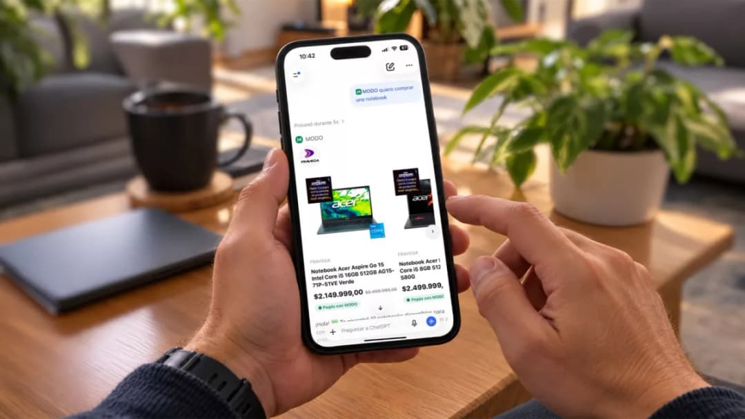🤖 MODO habilita compras y pagos con IA directamente desde ChatGPT junto a Frávega
