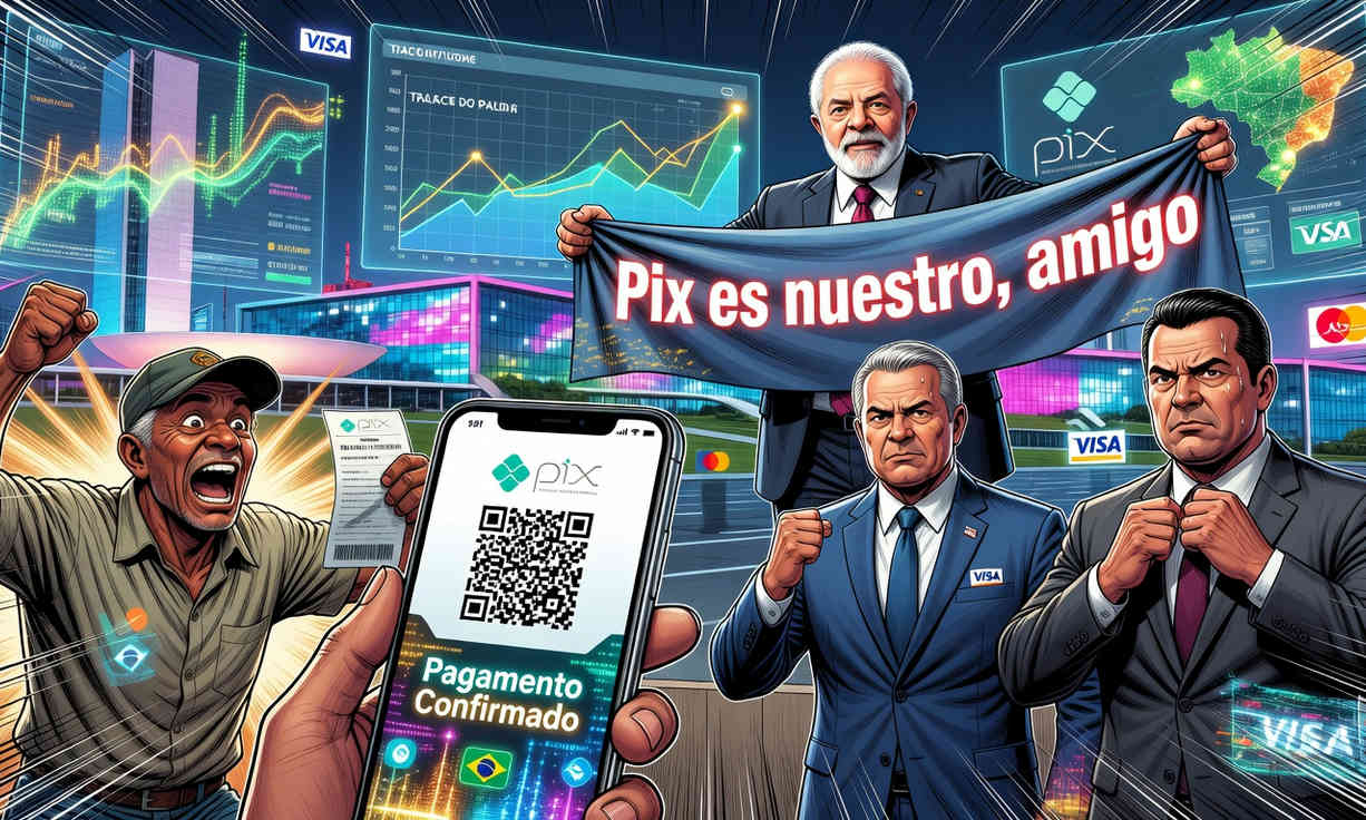 🚀 🇧🇷 Pix desafía a Visa y Mastercard en Brasil bajo presión de Estados Unidos