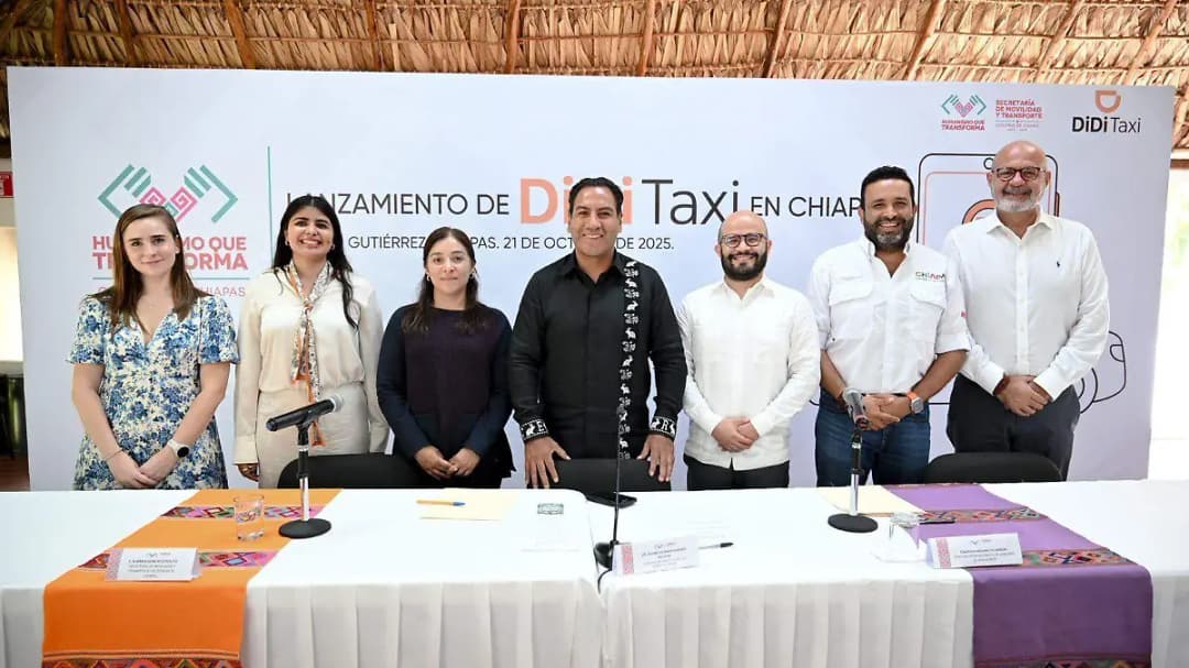🌎 🚖 Inicia operaciones DiDi Taxi en Chiapas