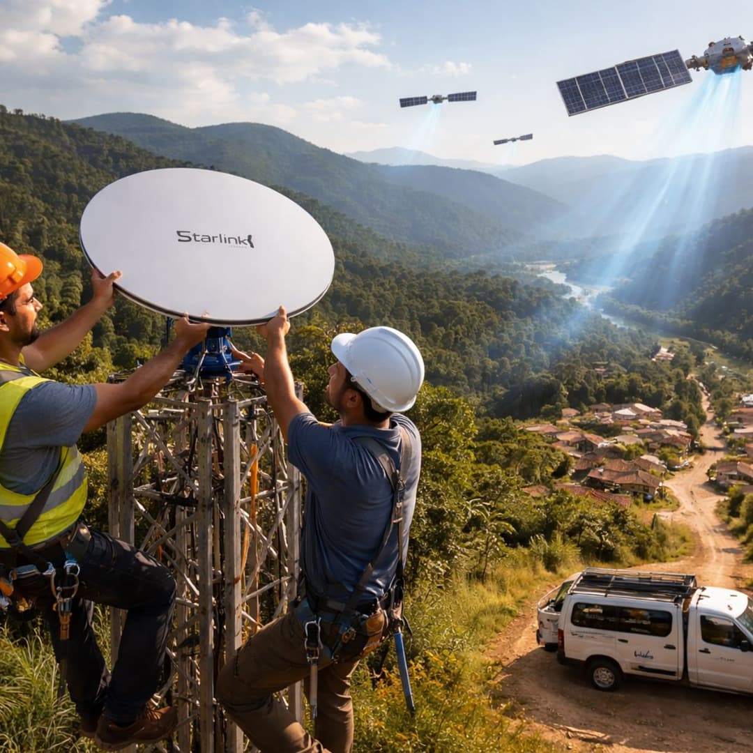 🌎 🛰️ Starlink se asocia con Alares para expandir el internet satelital en el interior de Brasil